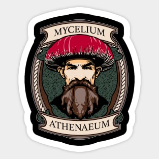 Mycelium Athenaeum Logo Sticker